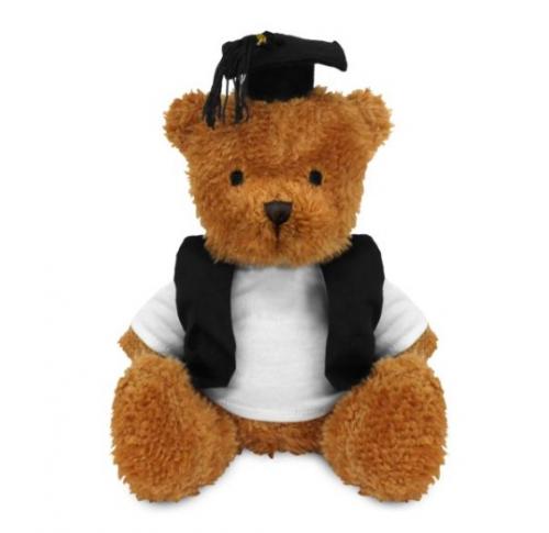 18cm Graduation Bear Soft Plush Toy Golden James